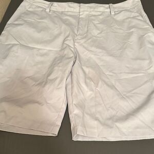 Ashworth Men's Tan Flat Front Shorts